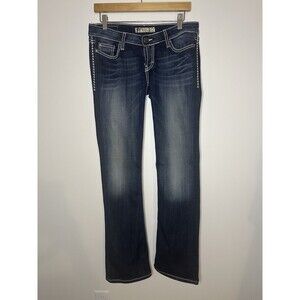BKE Dark Blue Flare Jeans